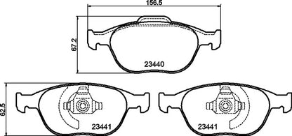 Mintex MDB2793 Brake Pad Set, disc brake