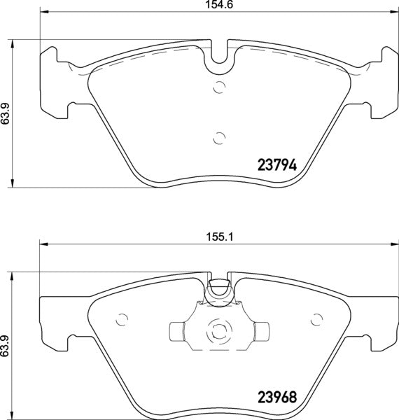 Mintex MDB2692 Brake Pad Set, disc brake