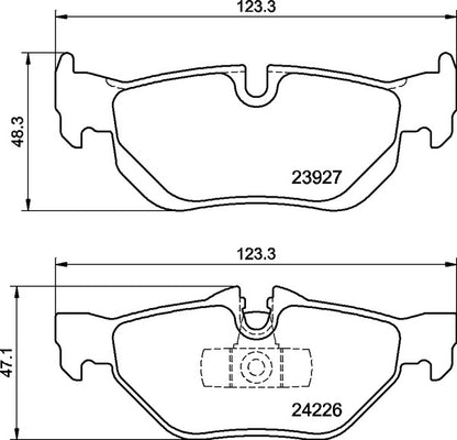Mintex MDB2683 Brake Pad Set, disc brake