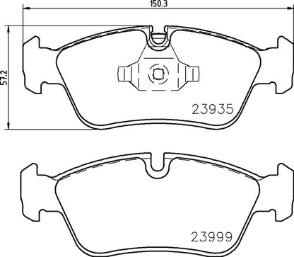 Mintex MDB2684 Brake Pad Set, disc brake