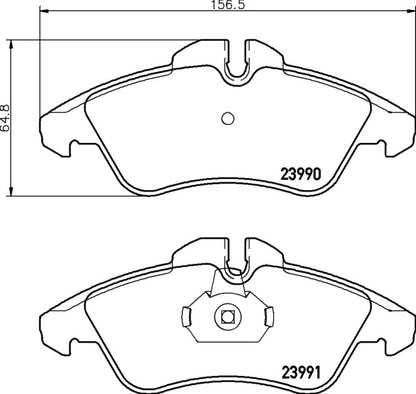 Mintex MDB2688 Brake Pad Set, disc brake
