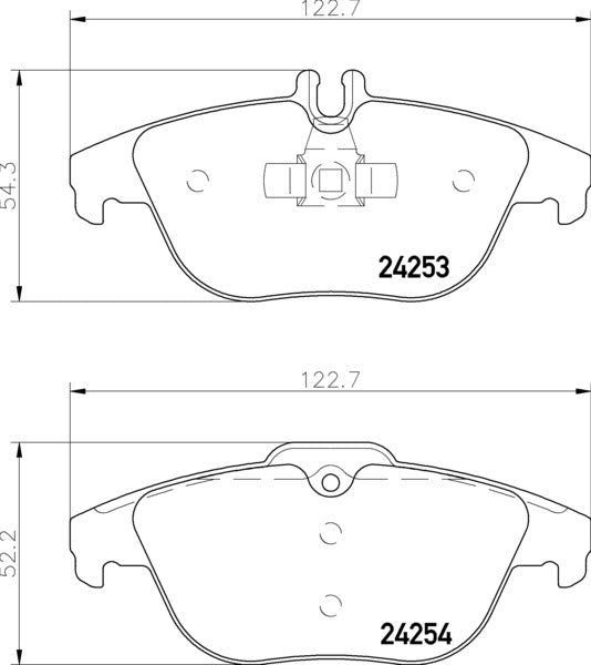 Mintex MDB2845 Brake Pad Set, disc brake
