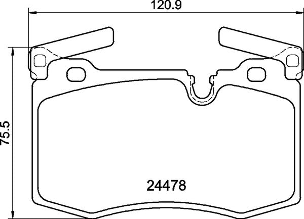 Mintex MDB2982 Brake Pad Set, disc brake