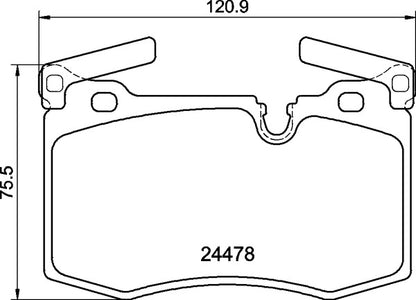 Mintex MDB2982 Brake Pad Set, disc brake