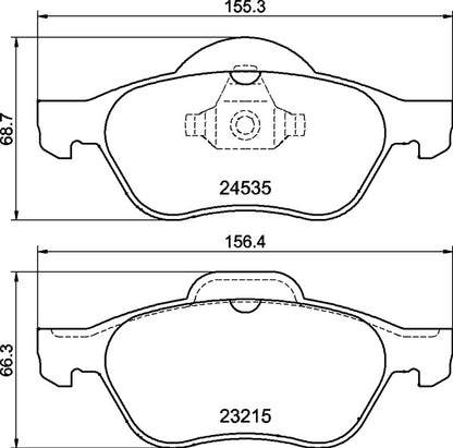 Mintex MDB2883 Brake Pad Set, disc brake