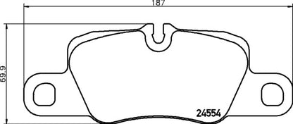 Mintex MDB2975 Brake Pad Set, disc brake