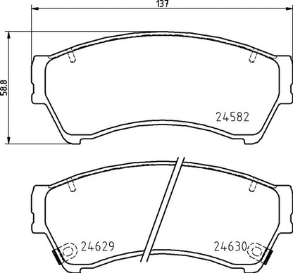 Mintex MDB2935 Brake Pad Set, disc brake