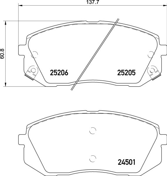 Mintex MDB4060 Brake Pad Set, disc brake