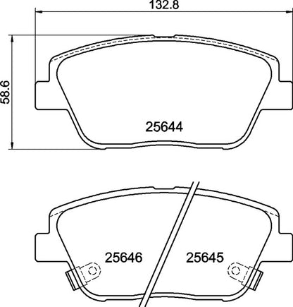 Mintex MDB3305 Brake Pad Set, disc brake