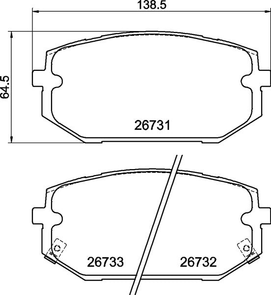 Mintex MDB4330 Brake Pad Set, disc brake