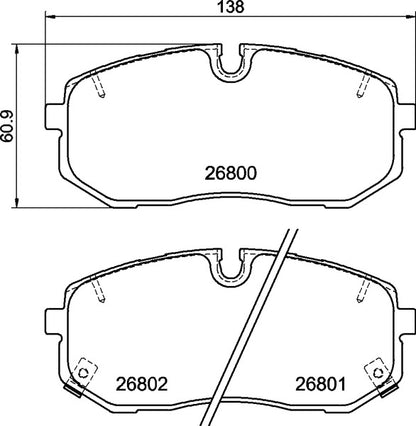 Mintex MDB4391 Brake Pad Set, disc brake