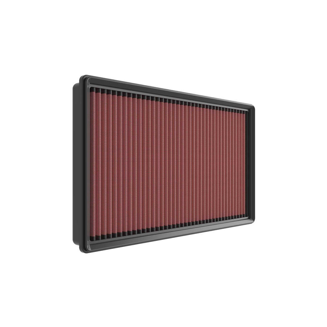 K&N 33-3173 High-Flow Original Lifetime Engine Air Filter - MERCEDES BENZ C300 L4-2.0L F/I