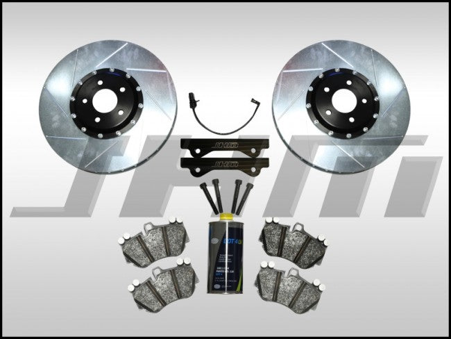 JHM JHM-BBK-1025x382x34-B9-NOcalipers Front BBK (Big Brake Kit) 382mm Porsche 19Z (Brembo 6-piston) for B9 A4-A5-S4-S5-Q5 - NO Calipers