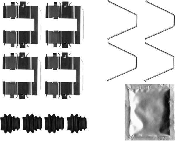 TEXTAR 82543700 Brake Pad Fitting Kit