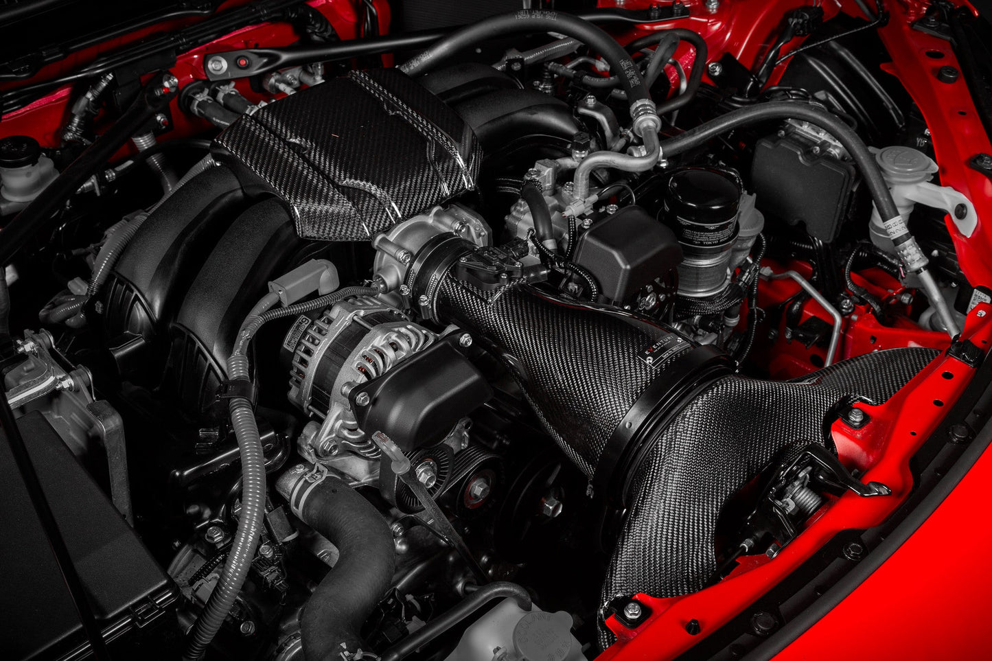 Eventuri Toyota GR Corolla Engine Cover Gloss Carbon