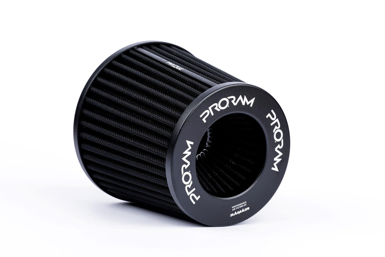 Ramair-PJ-150-80-BK-KIT-Universal Pleated Multi Fit Cone Air Filter + Silicone - 80mm OD | ML Performance Car Parts