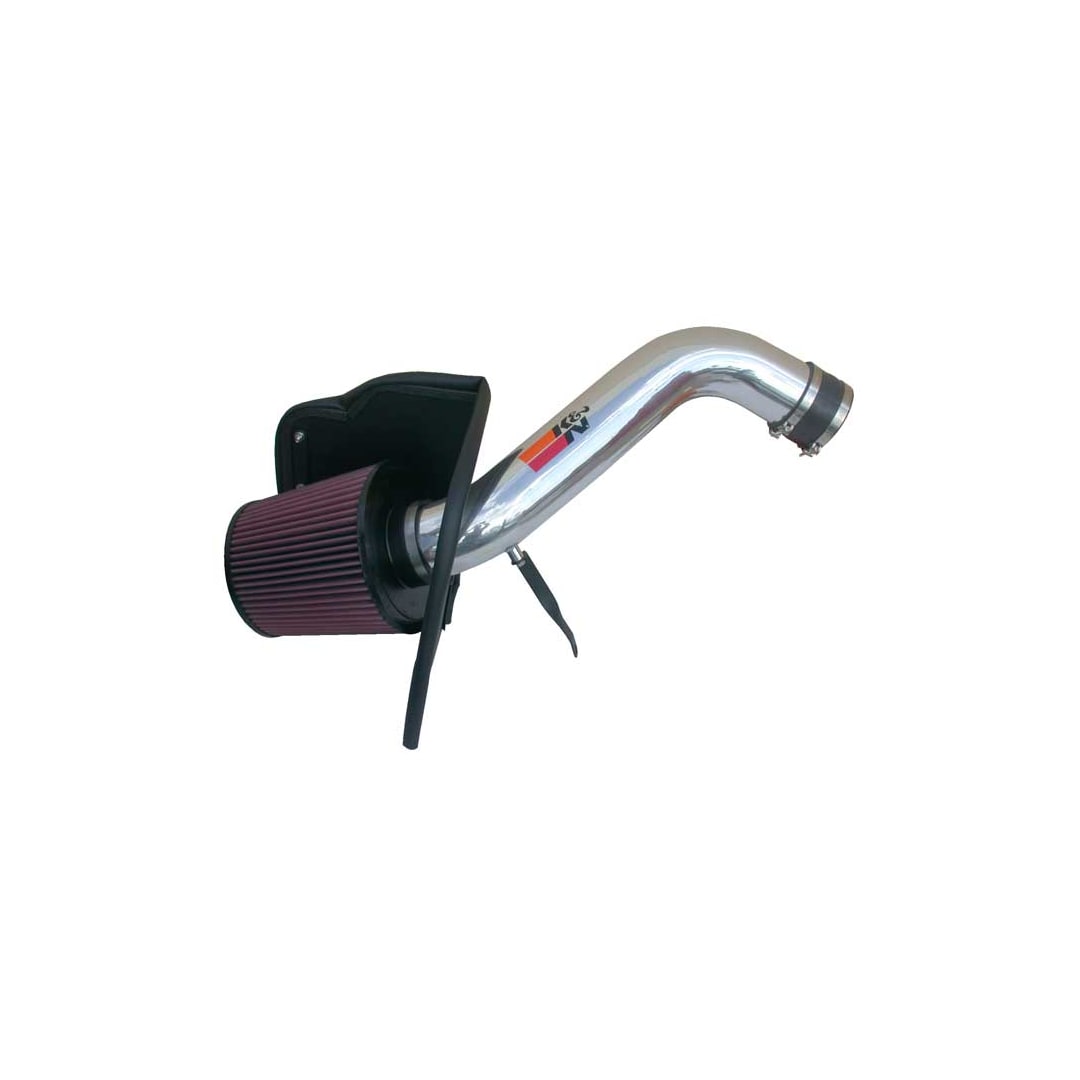 K&N 77-3034KP Cold Air Intake - High-flow, Aluminum Tube - CHEVY SILVERADO HD, V8-6.6L DSL, 01-04, PO
