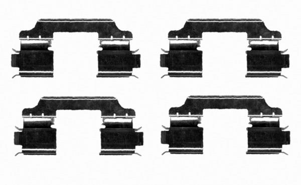 TEXTAR 82055900 Brake Pad Fitting Kit