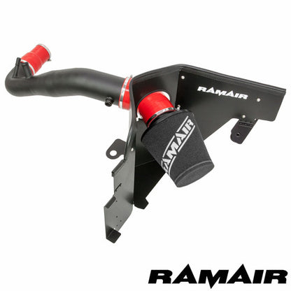 Ramair JSK-126-RD Performance Foam Induction Kit for 2.3 Ecoboost Ford Mustang - Red Hose