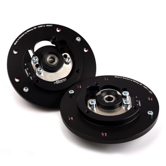 Millway Motorsport MW90467-U Adjustable Camber Plates (F8X M2C/M3/M4 AND F2X/F3X 1/2/3/4 Series with M Strut Brace)