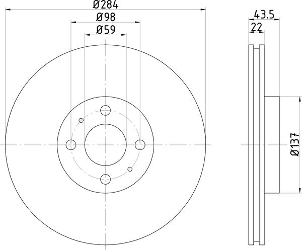 Mintex MDC616 Brake Disc