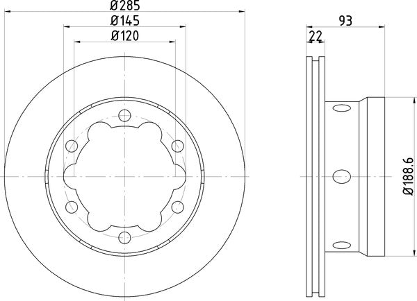 Mintex MDC1079 Brake Disc