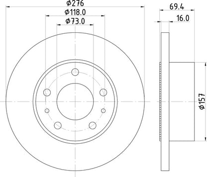 Mintex MDC1440 Brake Disc