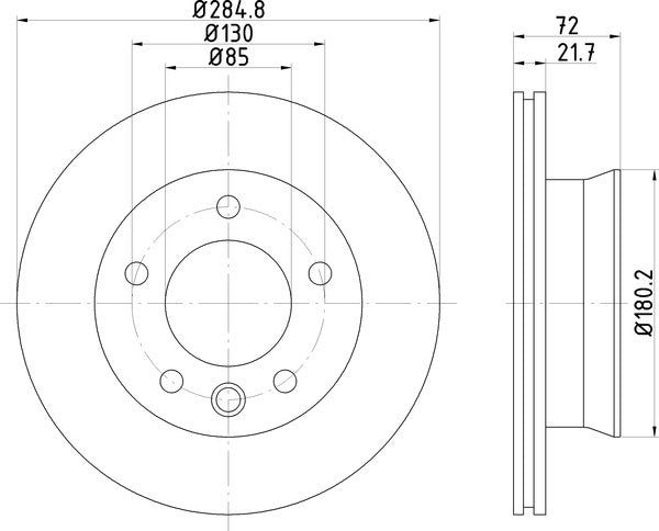 Mintex MDC2127 Brake Disc