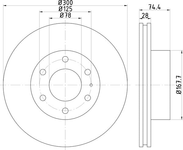 Mintex MDC2009 Brake Disc