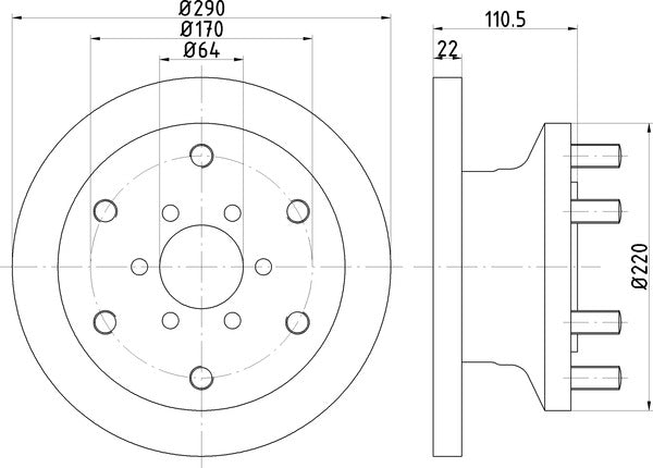 Mintex MDC1896 Brake Disc