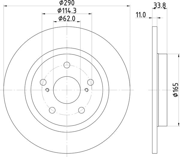 Mintex MDC2169 Brake Disc