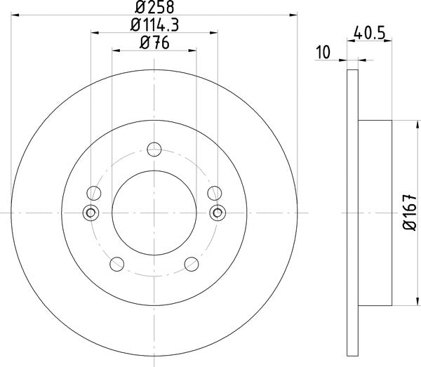 Mintex MDC2239 Brake Disc
