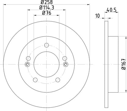 Mintex MDC2239 Brake Disc