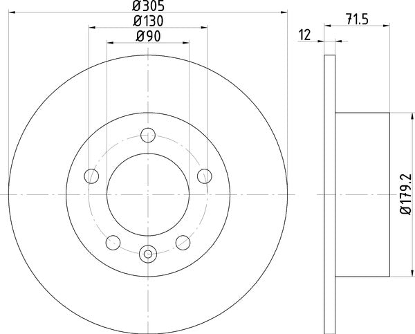 Mintex MDC2241 Brake Disc