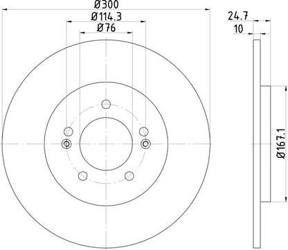 Mintex MDC2361 Brake Disc