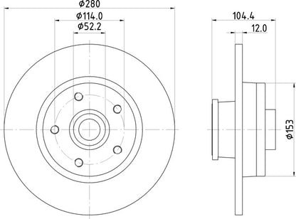 Mintex MDC2677 Brake Disc