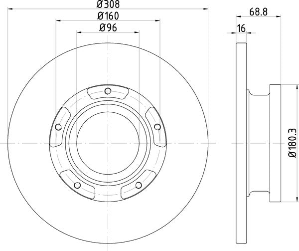 Mintex MDC2692 Brake Disc