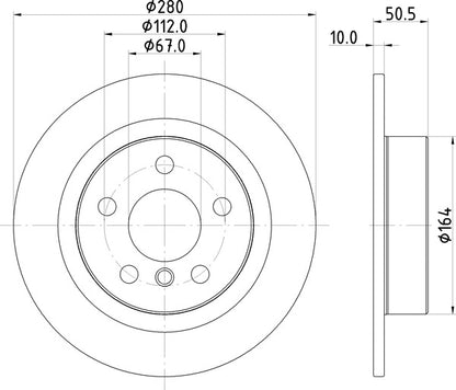 Mintex MDC2682 Brake Disc