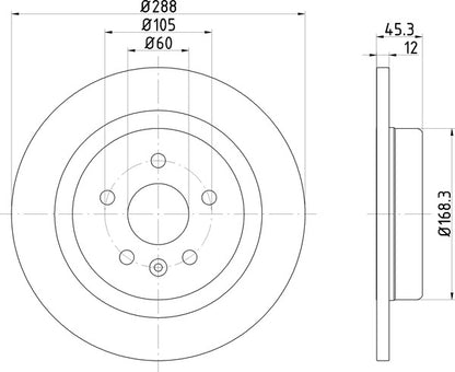 Mintex MDC2688 Brake Disc