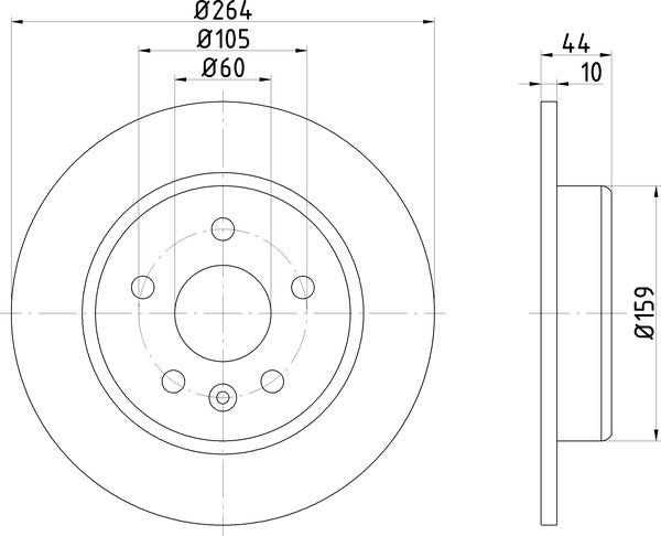Mintex MDC2689 Brake Disc