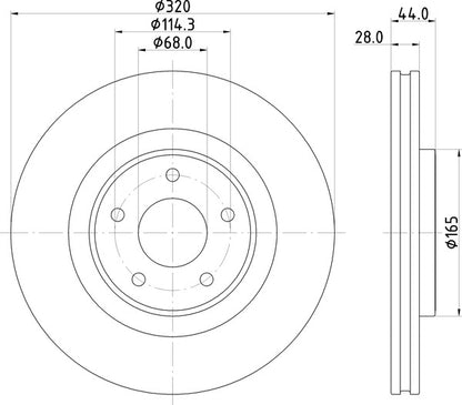 Mintex MDC2775 Brake Disc