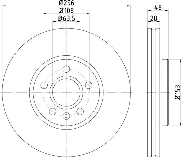 Mintex MDC2762 Brake Disc