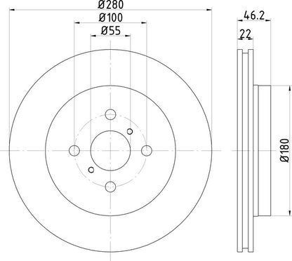 Mintex MDC2763 Brake Disc