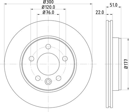 Mintex MDC2770C Brake Disc