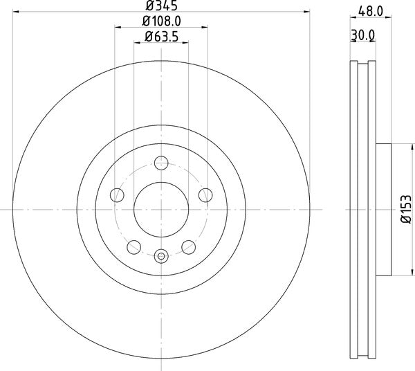 Mintex MDC2788C Brake Disc