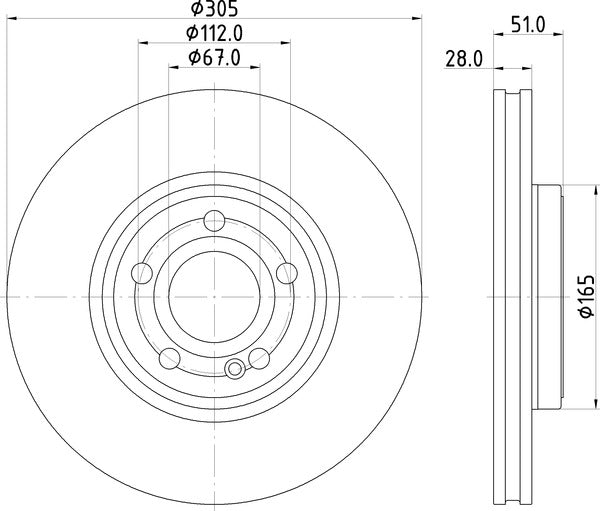 Mintex MDC2979C Brake Disc