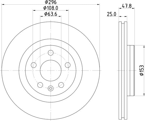 Mintex MDC2984C Brake Disc