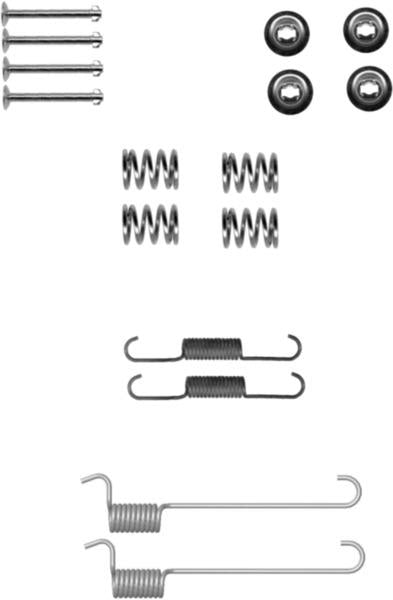 TEXTAR 97035200 Brake Shoe Fitting Kit