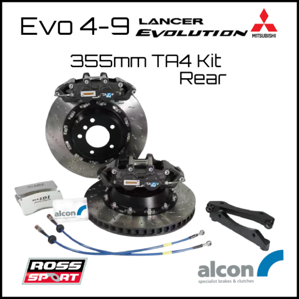 Alcon G/TA4-R-355-EVO4-9 355mm TA4 Rear Brake Kit - Evo 4-9