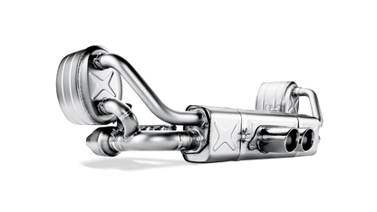 Akrapovič Porsche 3.6 997 911 Slip-On Line Titanium Exhaust System (911 GT3 & GT3 RS) - ML Performance EU